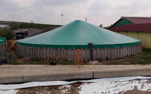 Manure protective cover - TECNOENGINEERING s.r.l. - for tunnel / biogas