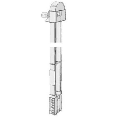 Vertical bucket elevator - SEI 35/14 - TORNUM AB