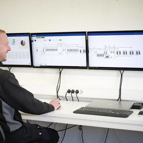 Grain dryer control system - ATLAS - TORNUM AB - for grain storage / connected / smart