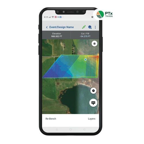 Mapping mobile app - WM-Survey II&trade; - Trimble Agriculture - navigation / measurement / agricultural