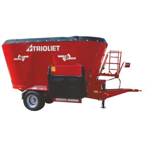 Vertical mixing wagon - Solomix 2 ZK - Trioliet B.V. - towed / side discharge / 2-auger