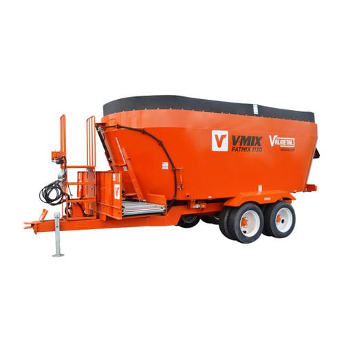 Towed mixer Fatmix Valmetal vertical / stationary / front discharge