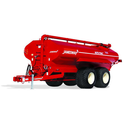 Tandem axle slurry tanker - Auto-Trac - Valmetal - towed / with injector