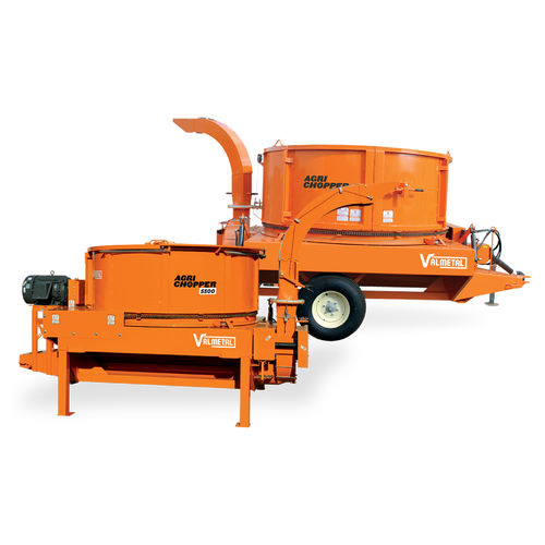 Towed straw blower - H-series - Valmetal - stationary / bedding / feeding