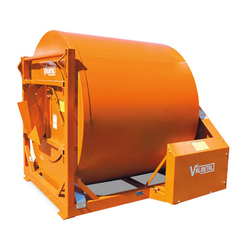 Stationary mixer - MR series - Valmetal - with weighing system / self-unloading / electric motor