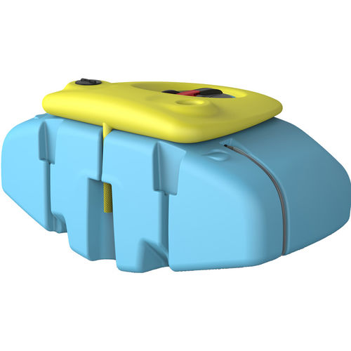 Pesticide tank - FRONTALE PE - Vetroresina Padana S.r.l. - mounted / polyethylene / oval