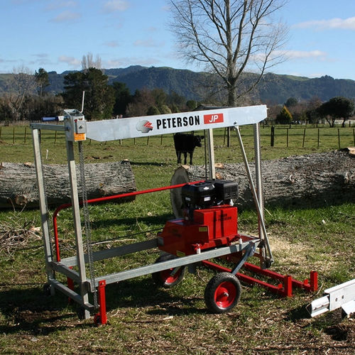 Portable sawmill - Junior Peterson (JP) - Wallenstein Europe - circular / horizontal
