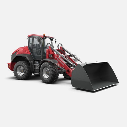 Rubber-tired loader - 9080 - Weidemann - with cab