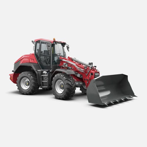 Rubber-tired loader - 9580T - Weidemann - telescopic / with cab