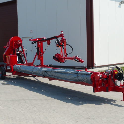 Fruit tree shaker - MAJA CLASSIC 4,0 - Weremczuk FMR Sp. z o.o. - towed / hydraulic / with catch frame