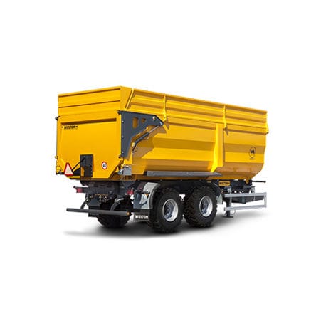 Dump trailer - PRC-2HP/W18R - WIELTON S.A. - tipping / 2-axle / agricultural