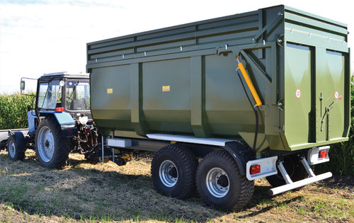 Tipping trailer - TSP-16 - Zavod Kobzarenka Ltd. - 2-axle / agricultural / 10 t ... 20 t
