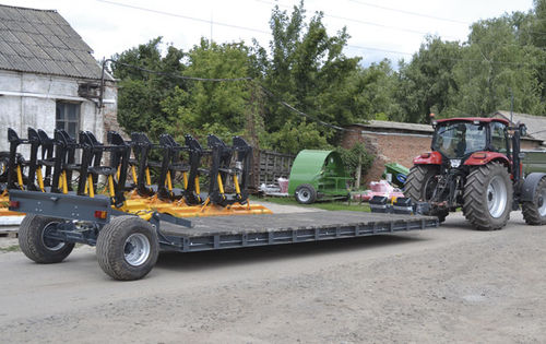 Flatbed trailer - NP-7 - Zavod Kobzarenka Ltd. - single-axle / agricultural / 7 ton