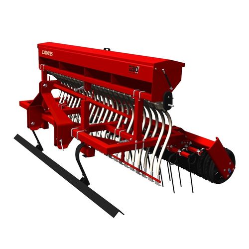 Pneumatic seed drill - ZINGER Mechanisatie BV - ZIBO Holland - tine / 2-row / tractor-mounted