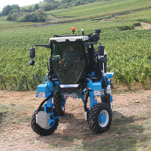 Straddle tractor - 1096 - Bobard - hydrostatic / vineyard / with cab