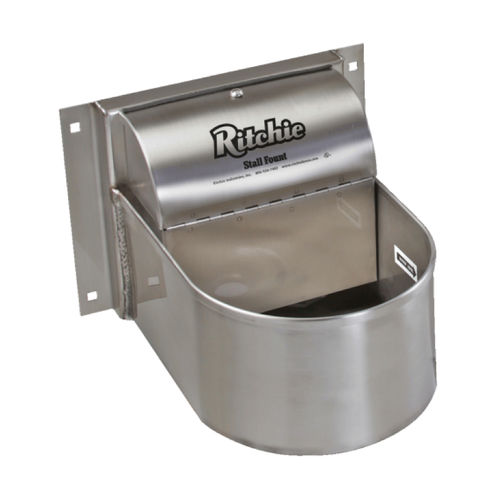 Horse waterer 16871 Ritchie Industries trough / stainless steel