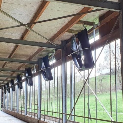 Farm building fan - 140-XXP-2 - Abbi-Aerotech B.V. - for air circulation / suspended / propeller