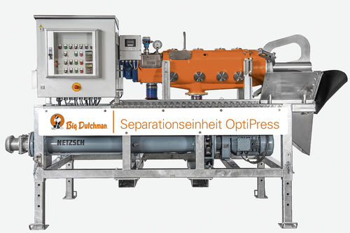 Mobile slurry separator - OptiPress 400 & 780 - Big Dutchman - screw / with water pump