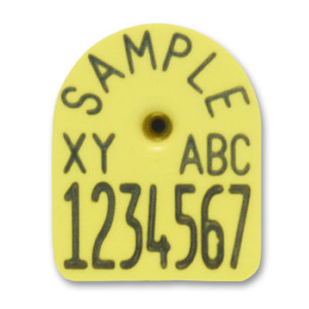 Pig ear tag - MultiFlex P/P - Caisley International GmbH - two-piece