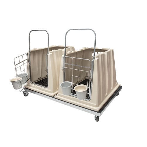 Livestock hutch - 30 | 58 - Calf-Tel - L.T. Hampel GmbH - calf / individual / plastic