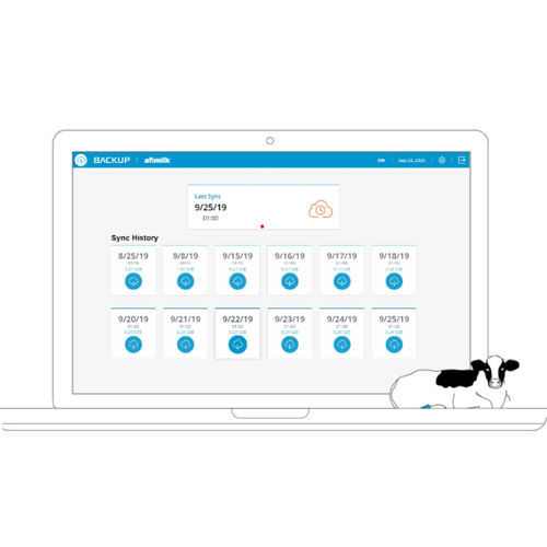 Data management mobile app - BACKUP - Afimilk - data acquisition / farm / animal husbandry