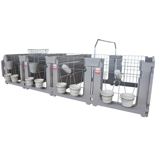 Livestock hutch Flex AgriPlastics Mfg. calf / group / steel