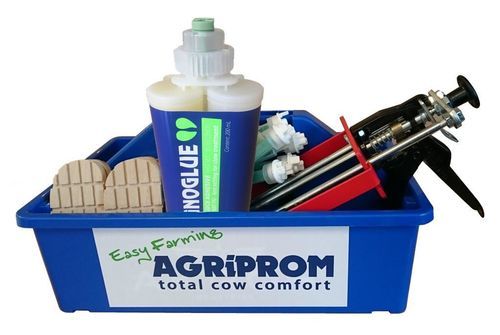 Cow hoof care glue - SanoGlue - AGRIPROM - dairy farm / claw / hoof repair kit
