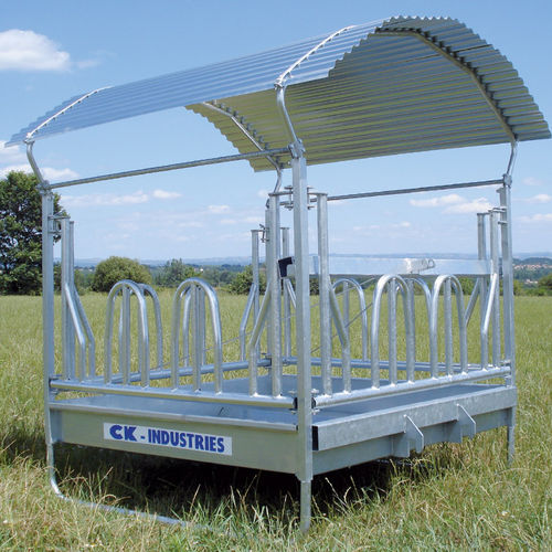 Cattle hay rack CK Industries steel / multiaccess