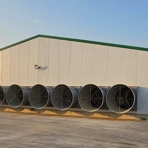 Farm building fan - MagFan Big50 - DACS A/S - for livestock buildings / for air circulation / wall-mounted