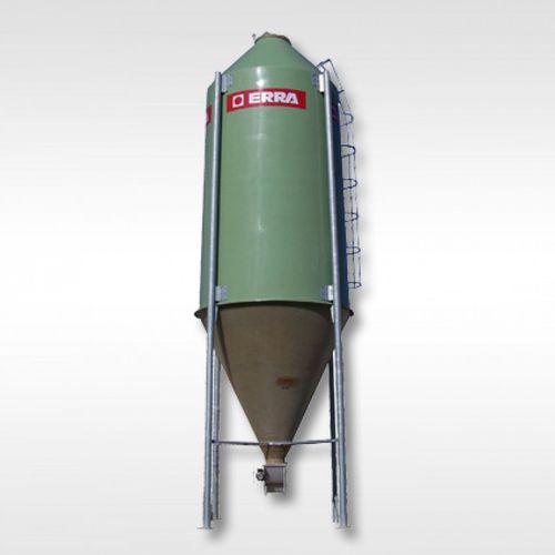 Grain silo - LEM series - ERRA TECNI-RAM S.L. - galvanised steel / polyester / hopper