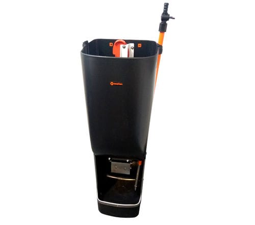 Pig hopper feeder - Tolva de cebo V2 - EXAFAN - plastic / stainless steel / single access