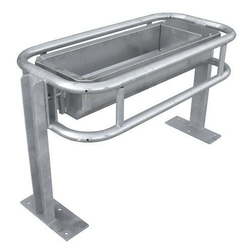Cattle drinker - FA VSRP1 series - F.D.A. s.r.l. - trough / stainless steel / floor-mounted