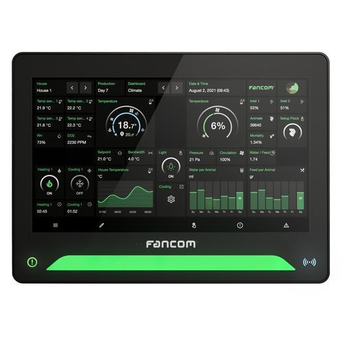 Lighting control system - One - Fancom B.V. - for egg counters / connected / smart