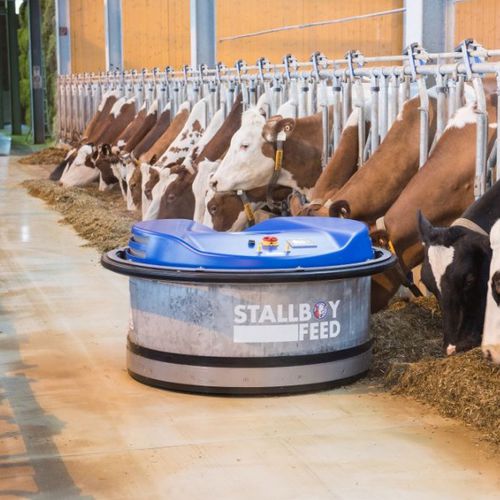 Robotic feed pusher - STALLBOY FEED  - HETWIN Automation Systems GmbH - automatic