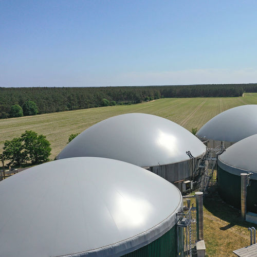 Biogas protective cover - Cogatec® - HUESKER Synthetic GmbH - for reservoir / polyester / double membrane
