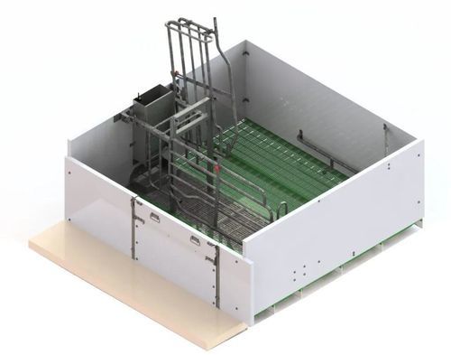 Pig weaning pen - WEANTEK + - I-TEK - slatted floor / adjustable