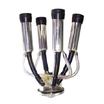 Cow milking cluster - Nordic JD 305 - J. Delgado S.A. - 4 teat cups