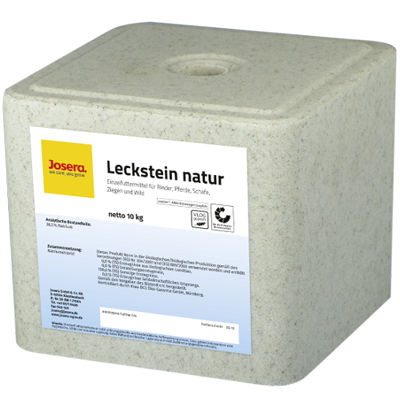 Cattle lick block - Leckstein natur - JOSERA Tierernährung - salt / biological