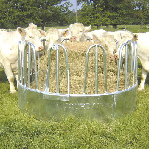 Cattle hay rack - RA0905 - JOURDAIN - steel / multi-access / circular