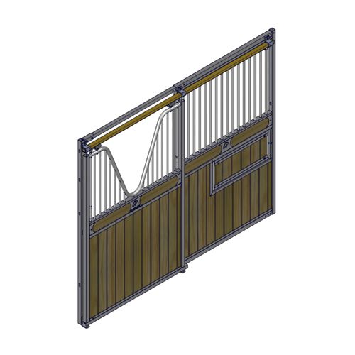 Livestock gate - BX0136 - JOURDAIN - stable / for horses / metal