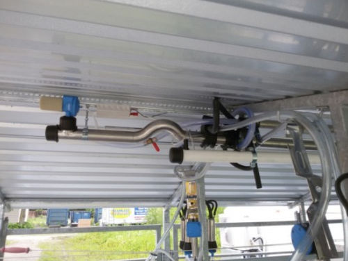 Milking parlour washing system - MOOTECH - JSC Mototecha - with controller