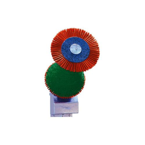 Livestock comfort brush - 1368-8450 - Skiold - rotating / cow / horizontal