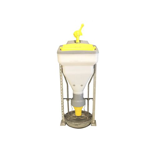 Piglet trough - SWING MIDI 3701-8210 - Skiold - plastic / stainless steel / multi-access