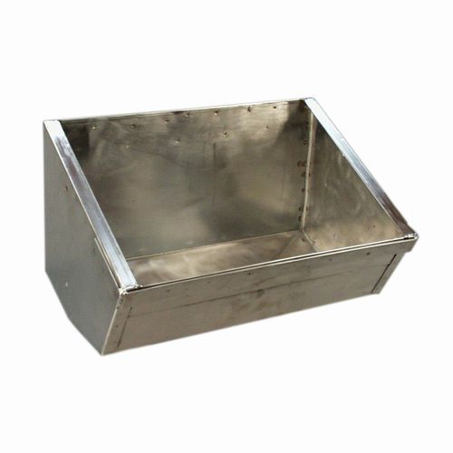 Pig trough - 3566-2116 - Skiold - stainless steel