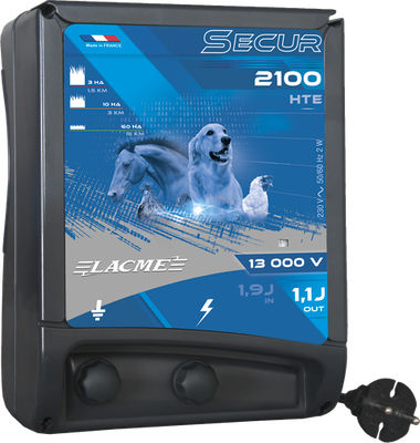 Plug-in fence energizer - Secur 2100 - LACME - for poultry breeding