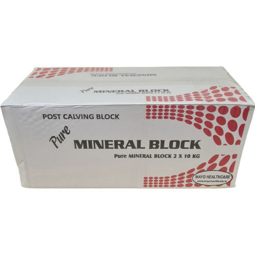 Cattle lick block - Mayo Healthcare - with trace elements / phosphorus / zinc
