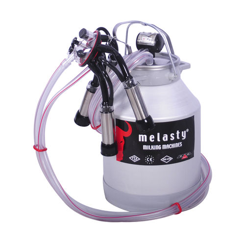 Aluminum milk can - 1 AK - Melasty Milking Machines & Equipment - with lid