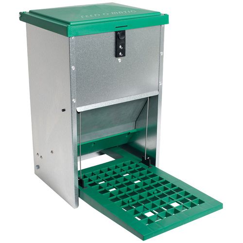 Poultry hopper feeder - AF08F - Olba B.V. - plastic