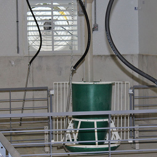 Pig trough - RF2 - Osborne Industries Inc. - stainless steel / painted steel / multi-access