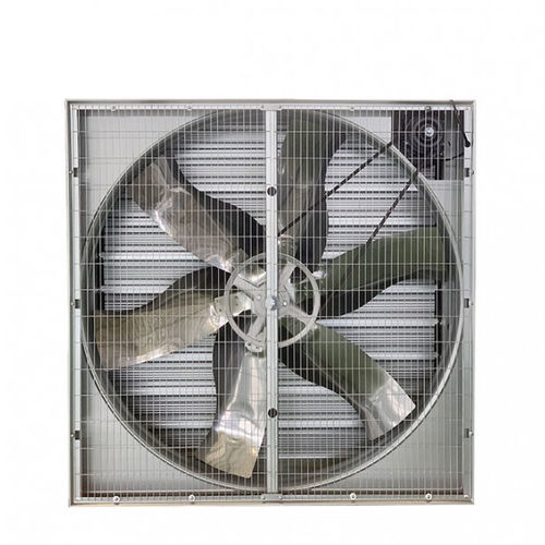 Farm building fan - Push pull - Qingzhou Jinlong Temperature-Controlled Equipment Co., Ltd. - for aviaries / for air circulation / wall-mounted